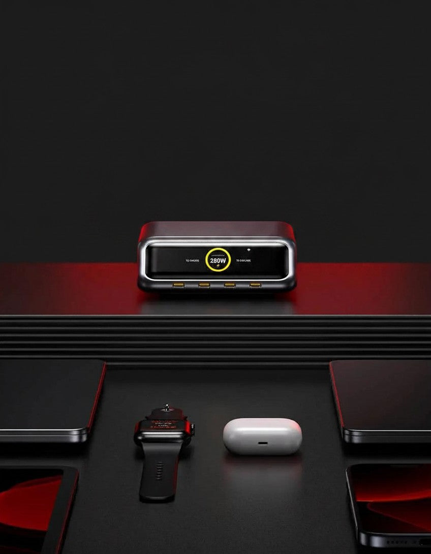 Stacja ładująca AOHi The Future AI 280W PD GaN 6-portów USB
