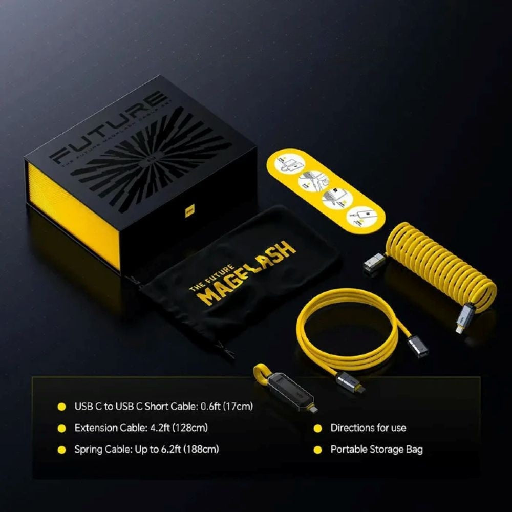Zestaw Kabli USB-C z pamięcia Flash AOHi The Future Magflash 2 in 1 512GB