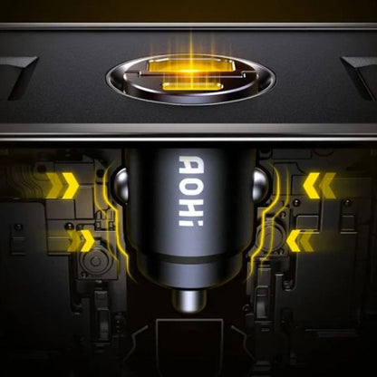 Ładowarka samochodowa AOHi Superauto PD 45W 1x USB-C, 1x USB-A