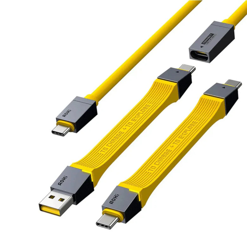 Zestaw Kabli USB-C AOHi The Future Racing 4 in 1 240W