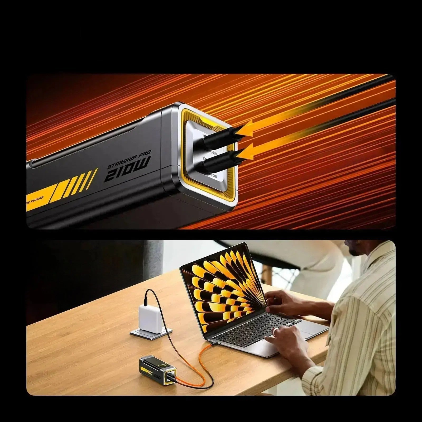 Powerbank AOHi The Future Starship PRO 210W PD 3.1  10000mAh