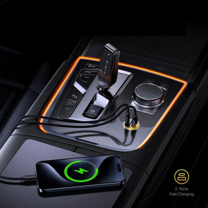 Ładowarka samochodowa AOHi Superauto PD 45W 1x USB-C, 1x USB-A