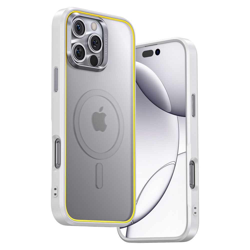 Etui na telefon AOHi The Future Magarmor iPhone 16 Pro Biały