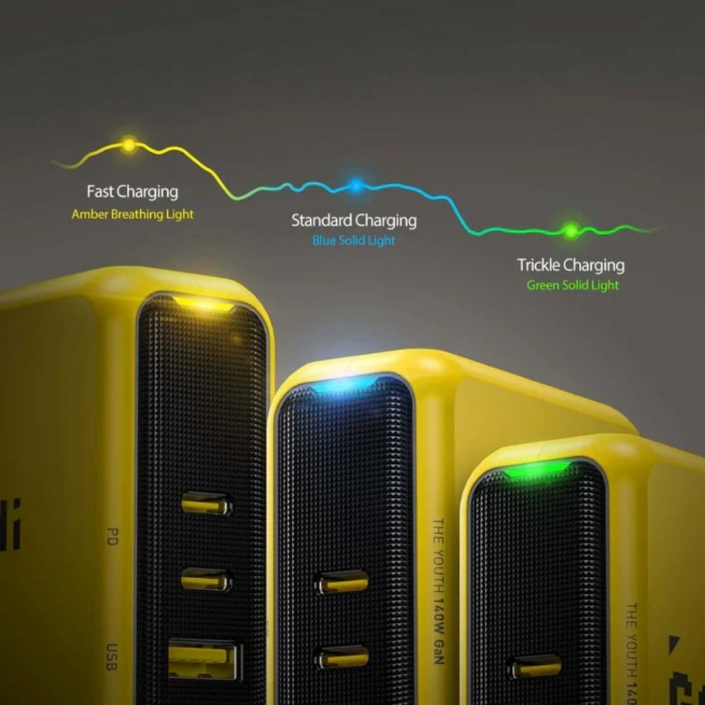 Ładowarka AOHi The Youth PD 140W 2x USB-C, 1x USB-A