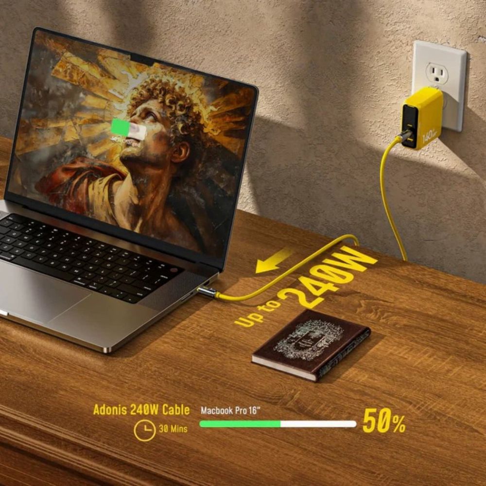 Kabel USB-C AOHi THE FUTURE USB 4.2 Thunderbolt 5  120GB/s 1m