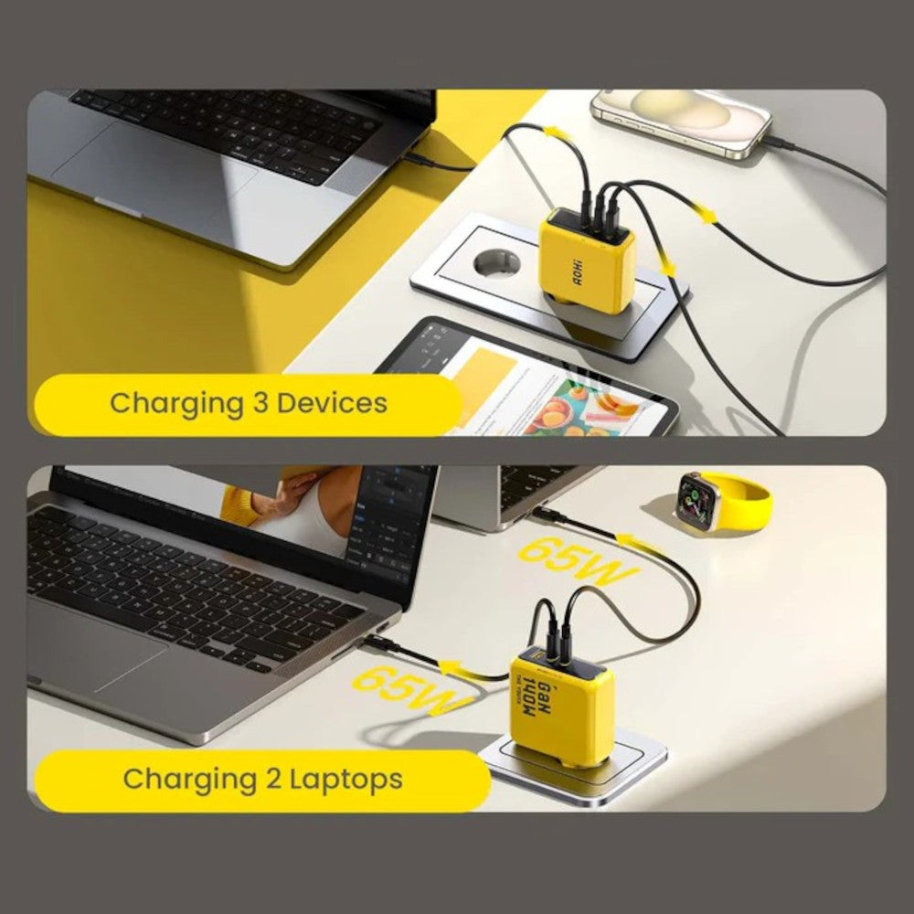 Ładowarka AOHi The Youth PD 140W 2x USB-C, 1x USB-A