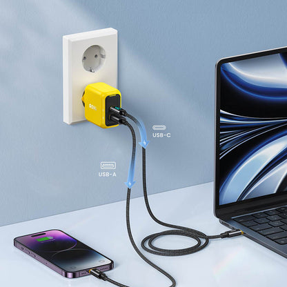 Ładowarka AOHi Magcube PD 67W 1x USB-C, 1x USB-A