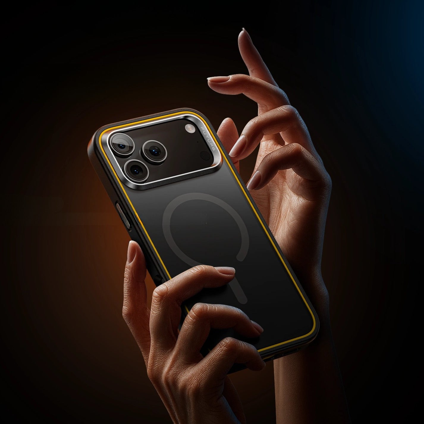 Etui na telefon AOHi The Future Magarmor iPhone 17 Pro Czarny