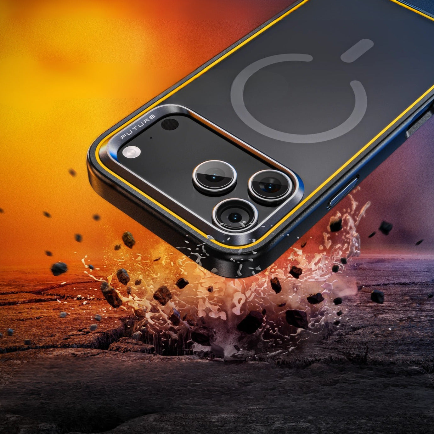 Etui na telefon AOHi The Future Magarmor iPhone 17 Pro Max Czarny