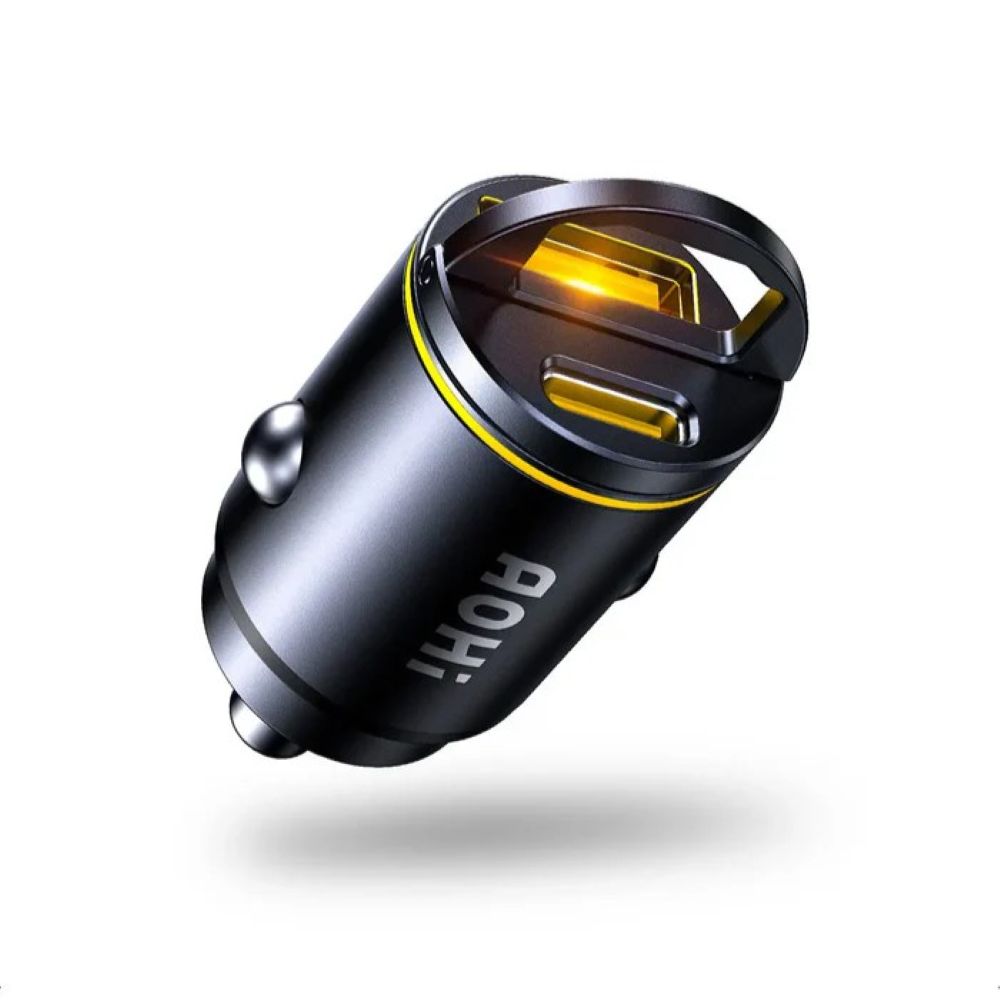 Ładowarka samochodowa AOHi Superauto PD 45W 1x USB-C, 1x USB-A
