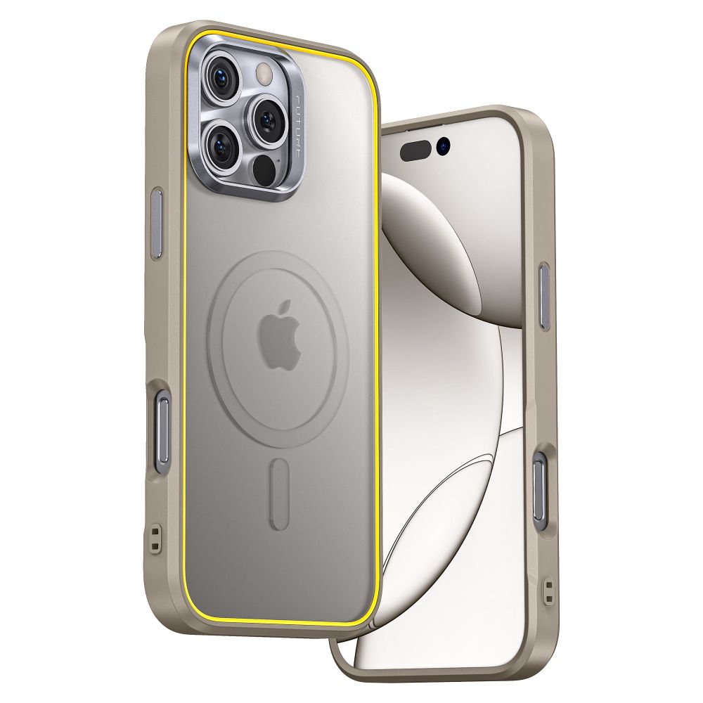 Etui na telefon AOHi The Future Magarmor iPhone 16 Pro Max Desert Titanium